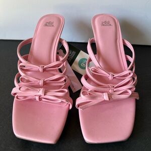 NWT Wild Fable Marcella Pink Bow Sandals, 9.5